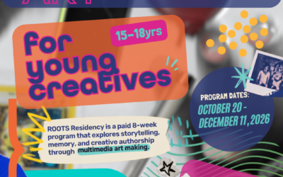 ROOTS Art Residency for Young Creatives (15–18 yrs)